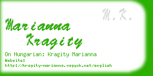 marianna kragity business card